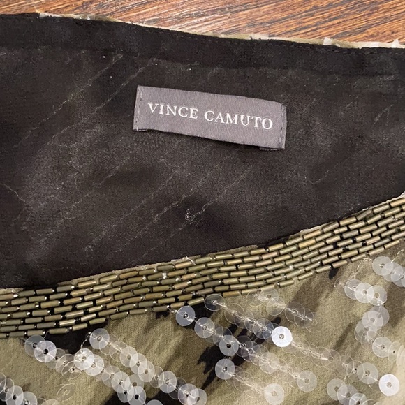 Vince Camuto animal print sequin loose fit top - Picture 9 of 10